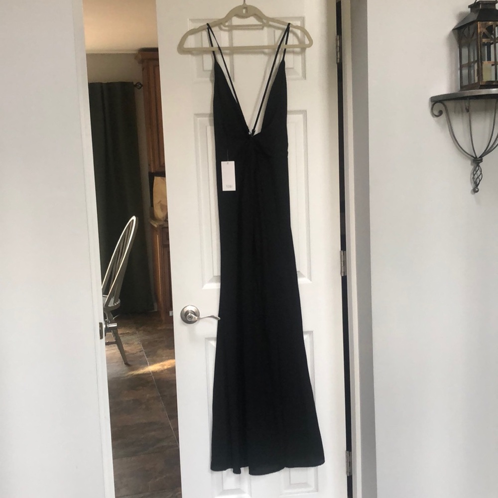 Black Dress - Large - Plunge